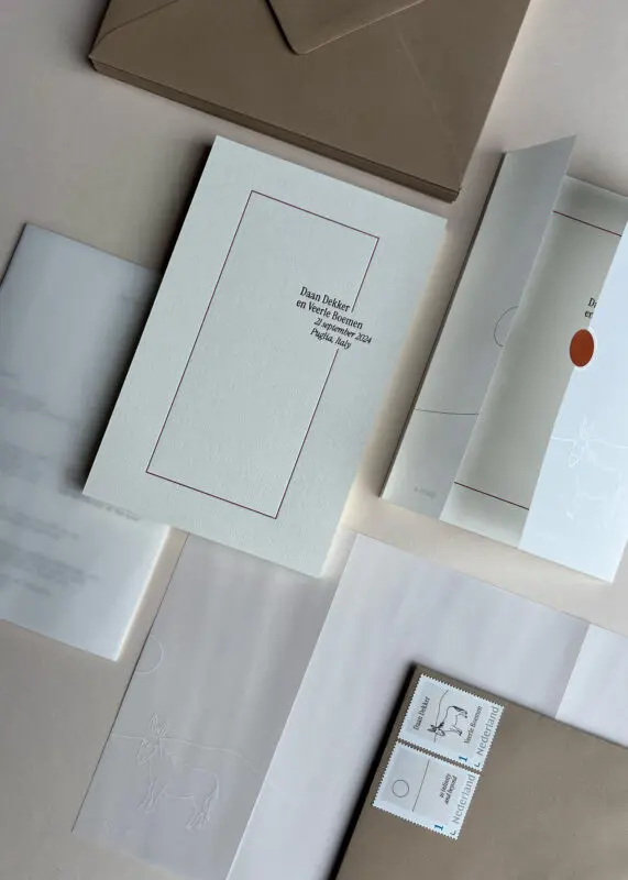 Buro Narratif Bruiloft Stationery