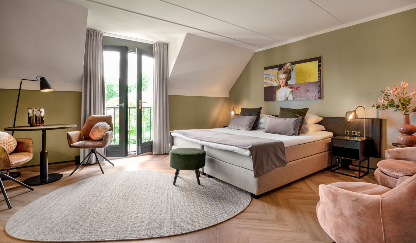Junior suite Frans Balkon