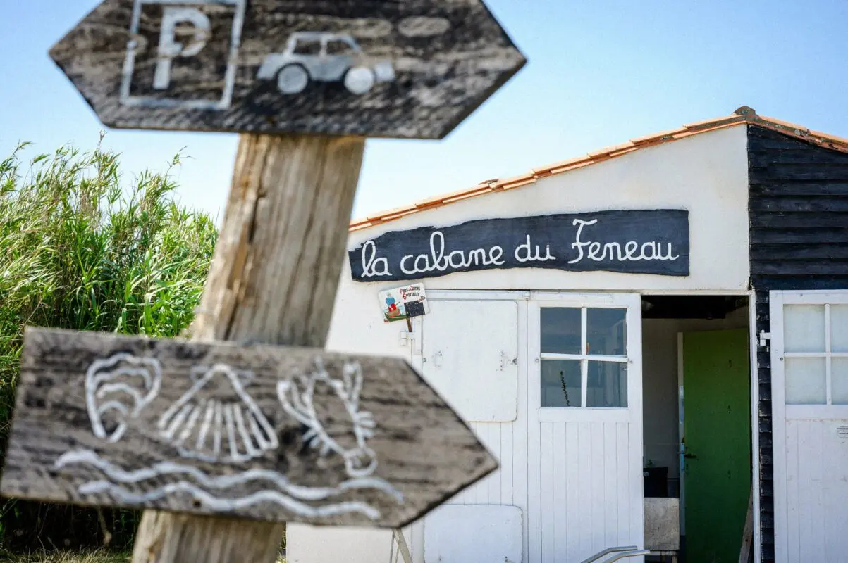Facade Cabane oesterhut Ile de Re
