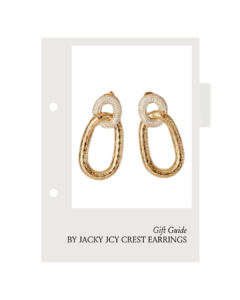 JCY Crest Earrings
