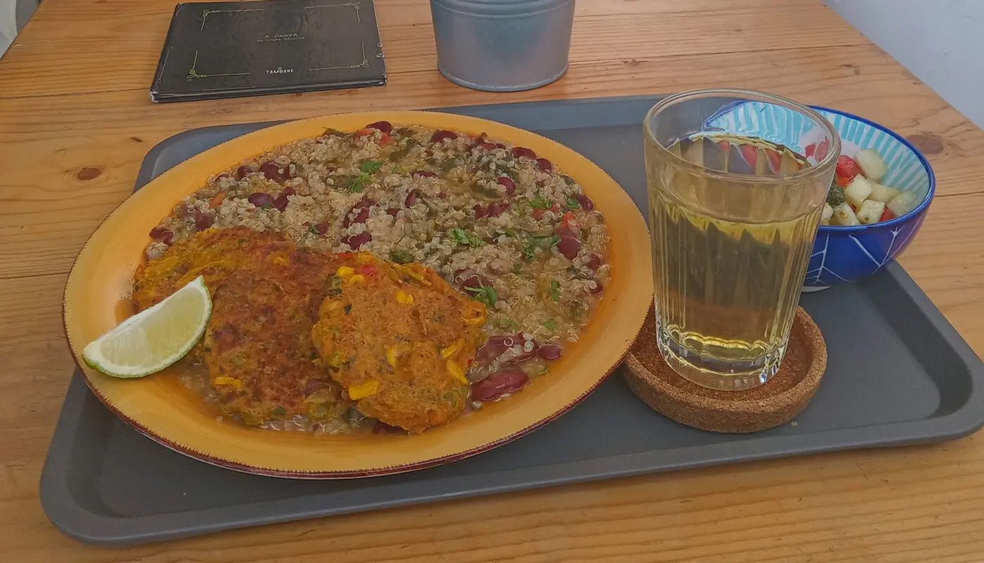 Praia vegan lekker lunchen Kaapverdie