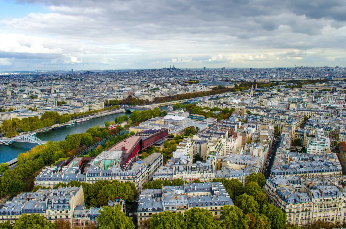 Bovenkant Parijs