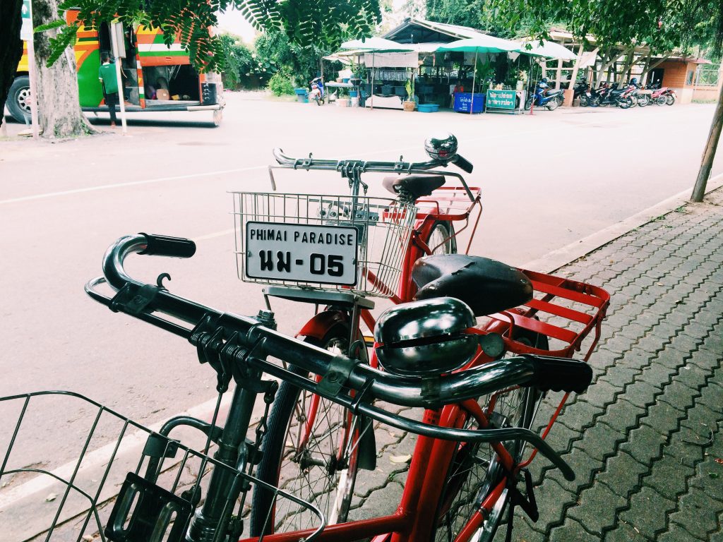 Fietsen in Phimai