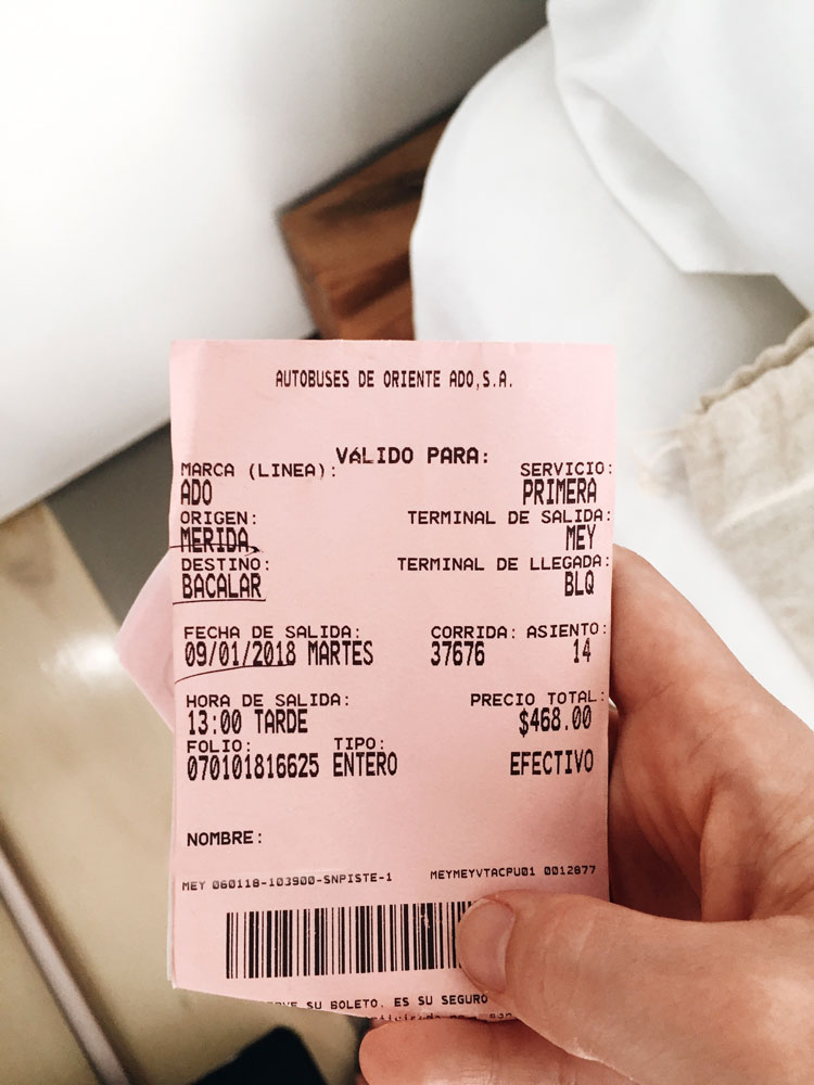 ADO busticket Mexico