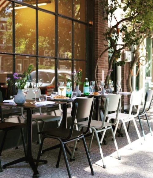 Restaurant Domenica op de Noordermarkt Amsterdam