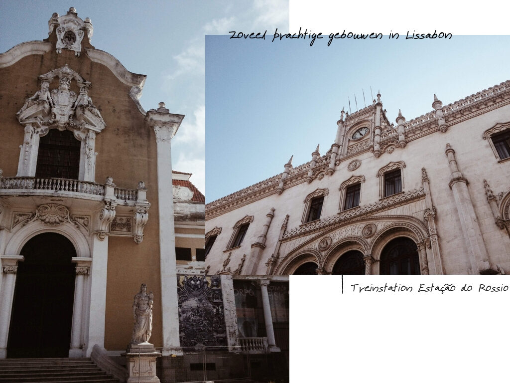 Prachtige gebouwen in Lissabon Portugal