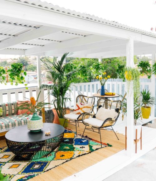 5 snelle manieren om van je balkon/ patio/ postzegel een klein boho paradijs te maken
