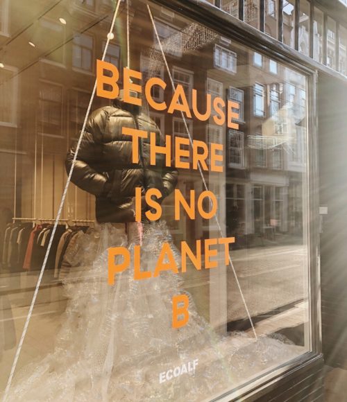Fair Fashion: “Because there is no planet B” Ecoalf Store in Amsterdam