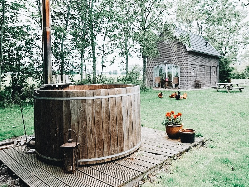 Natuurhuisje in Hiaure (vlakbij dokkum) Friesland Nederland