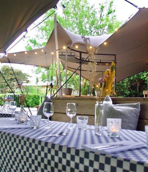 Nog meer buiten eten: pop-up restaurant Paviljoen Puur aan de rand van Amsterdam