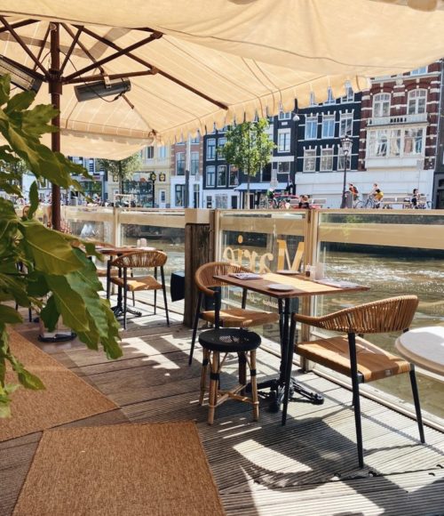 De mooiste terrassen van Amsterdam (met een vleugje allure) met uitzicht over het water