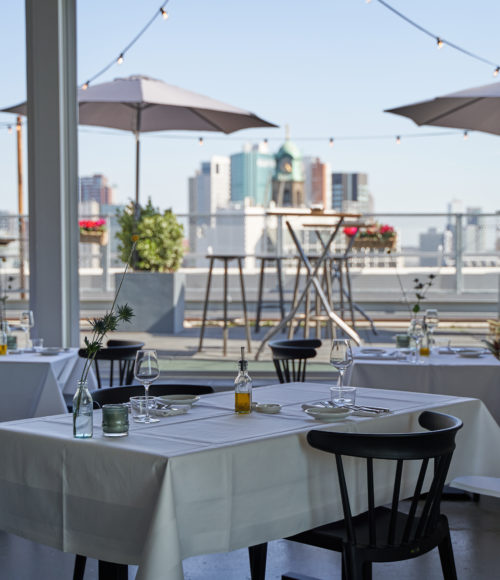 Nieuw: Het pop-up rooftop restaurant Fontein in Rotterdam