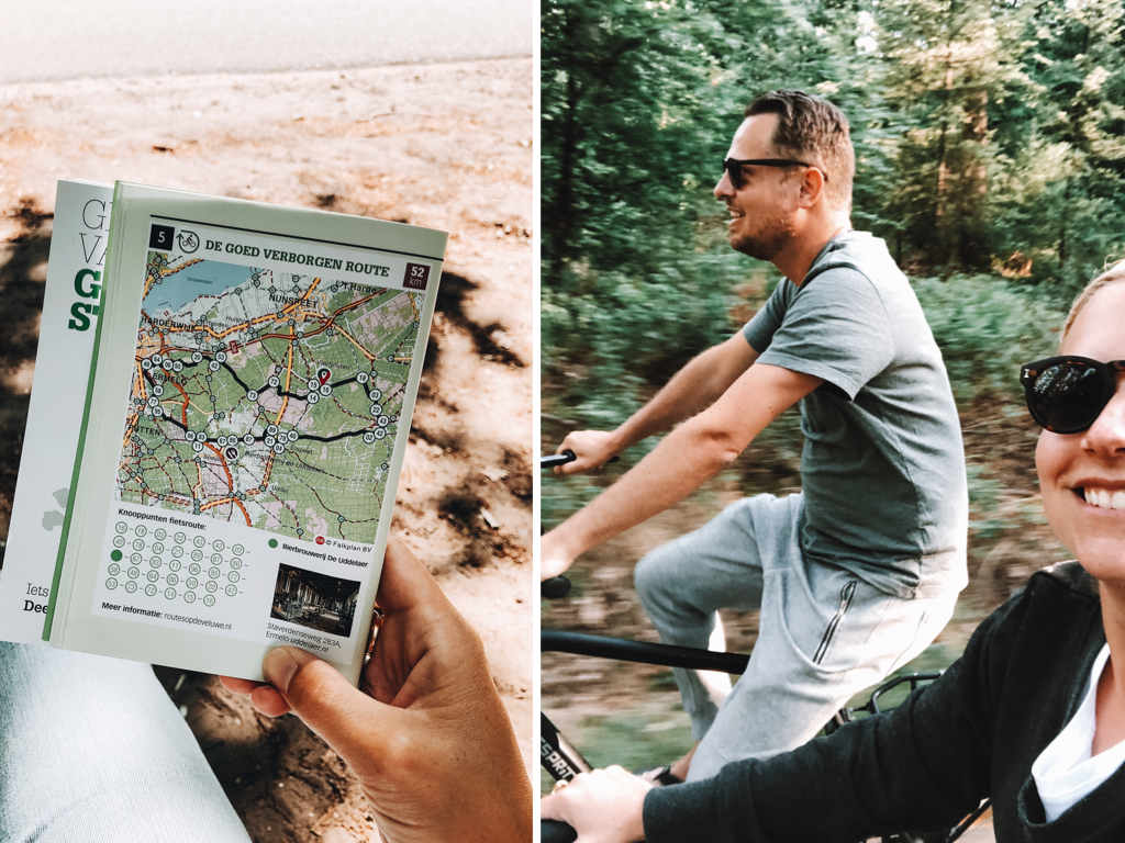 Logeren in een pipowagen op de Veluwe fietsen in de omgeving