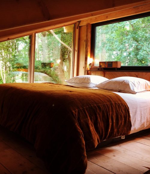 Alweer een ‘niet verder vertellen’ adresje in de Franse natuur: Coco Barn Wood Lodge, Angresse