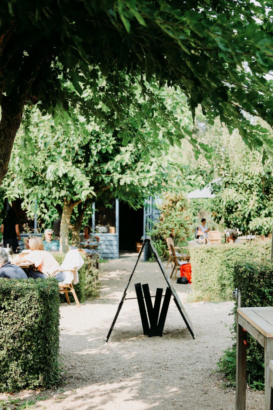 De tuin in de Morelleput Nieuwvliet