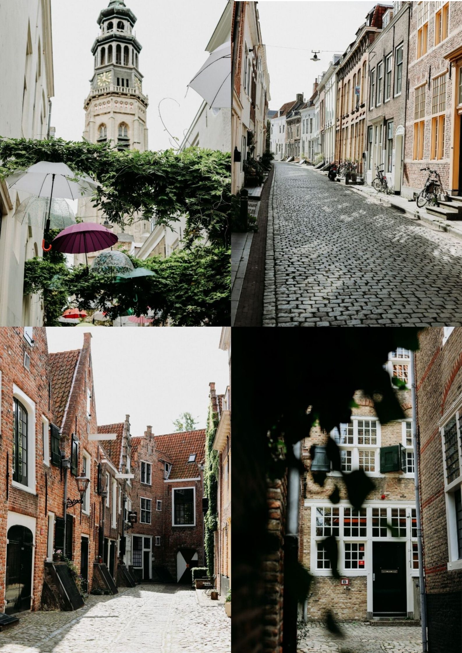 Straten van Middelburg Zeeland