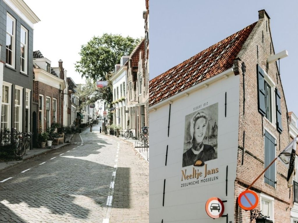 Straatjes in Zierikzee Zeeland