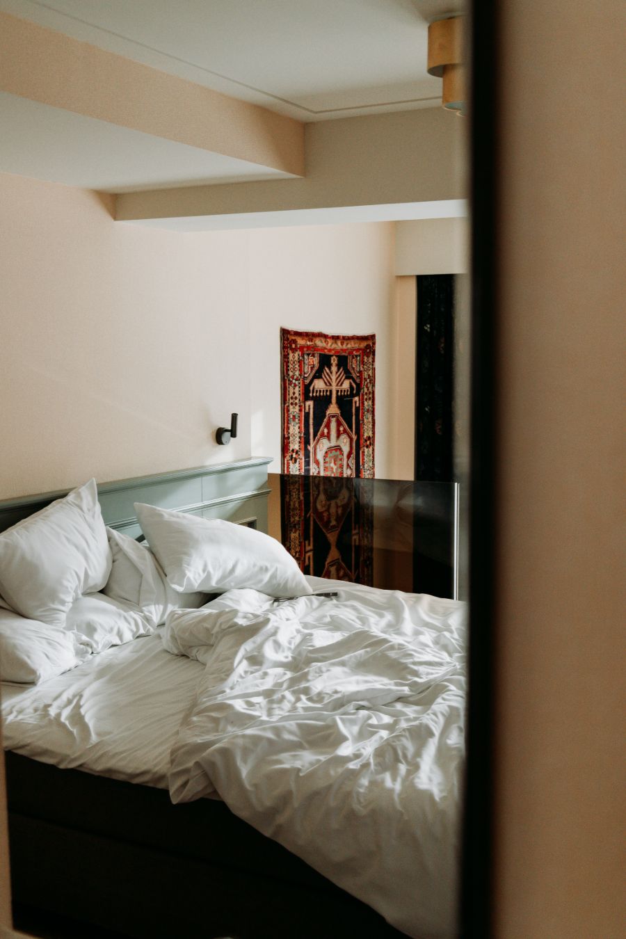 Bed waarin is geslapen