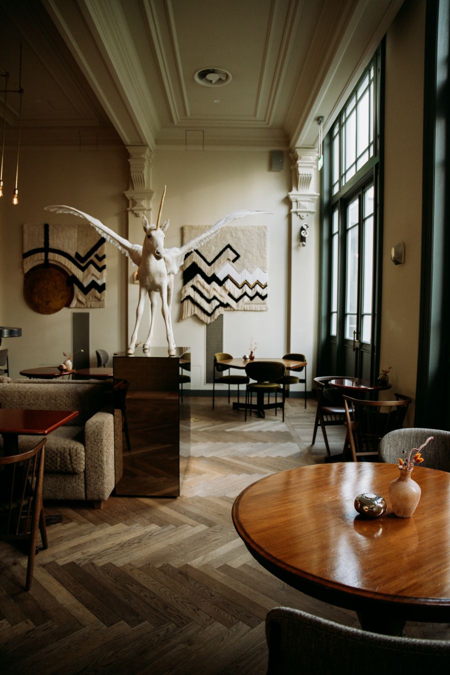 Eenhoorn in hotel Mercier Amsterdam