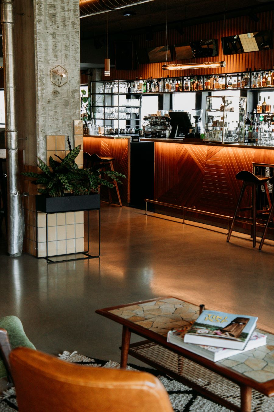 Lobby van het hotel