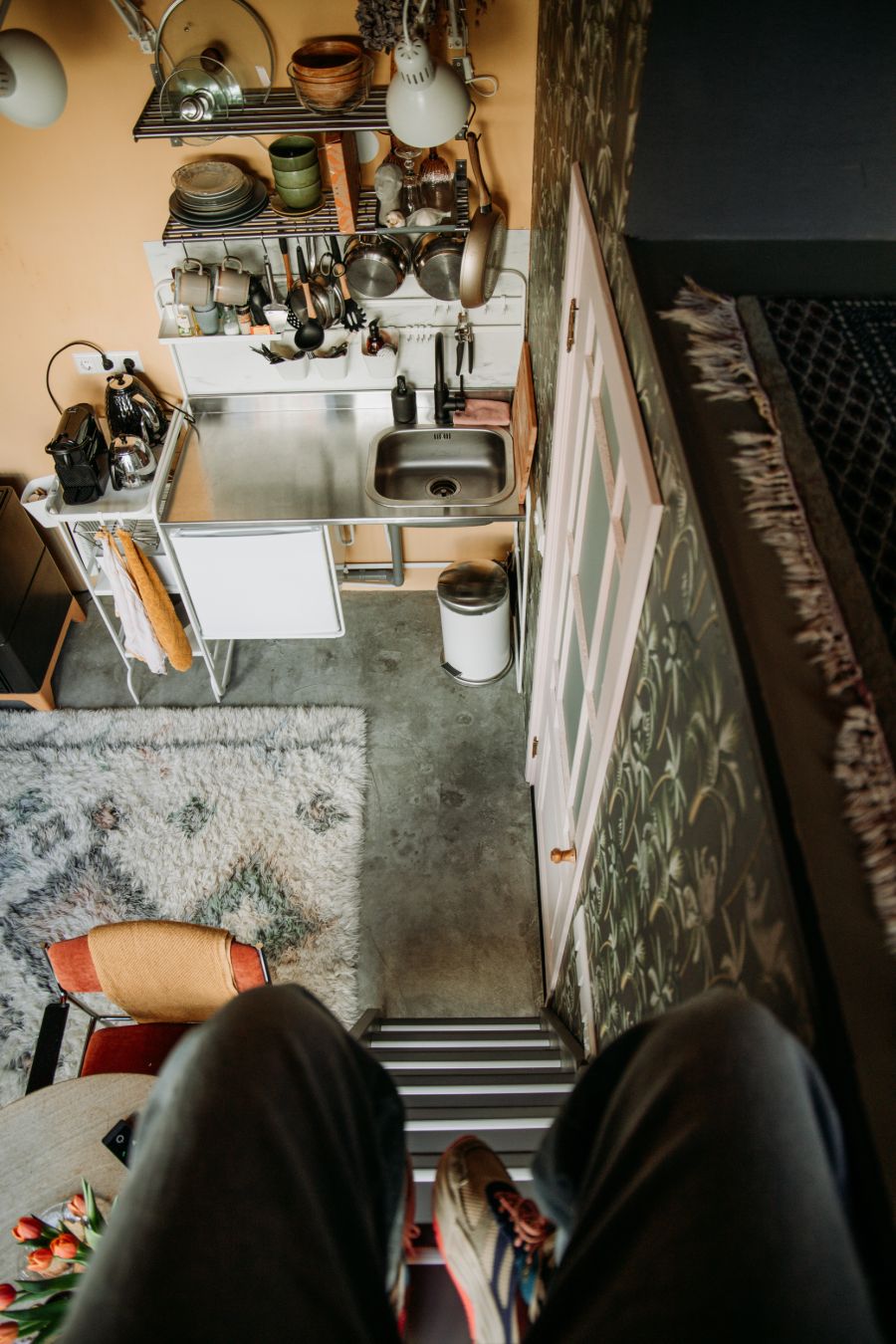 De trap naar boven