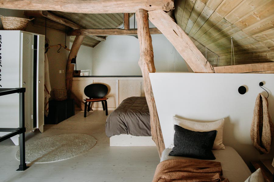 De vide en slaapkamer