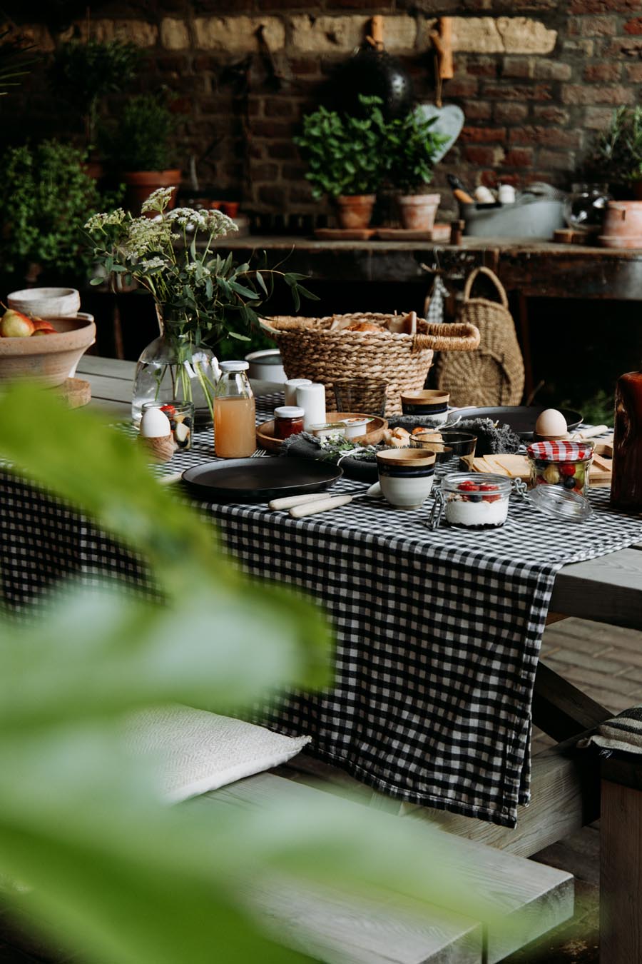 Het ontbijt bij bed & breakfast Brookerhof
