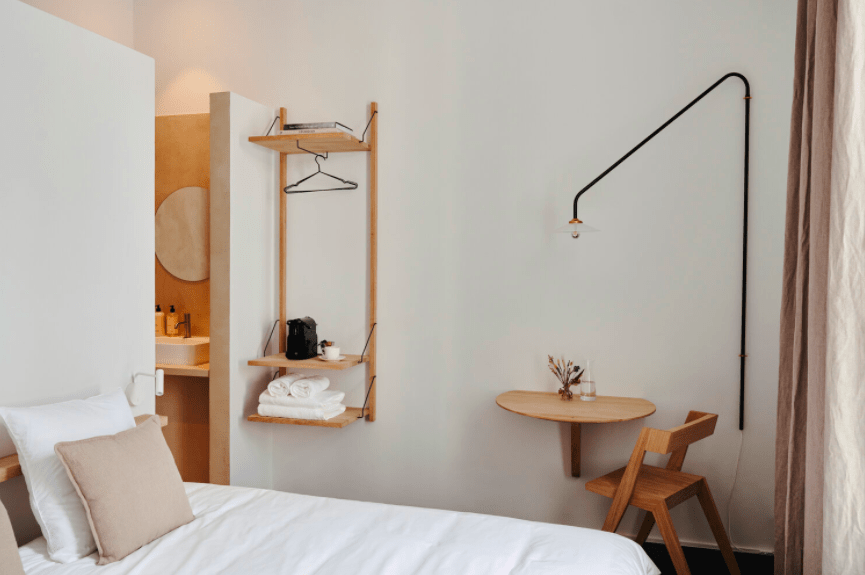 Minimalistische accommodatie Edgar Guesthouse Gent Belgie