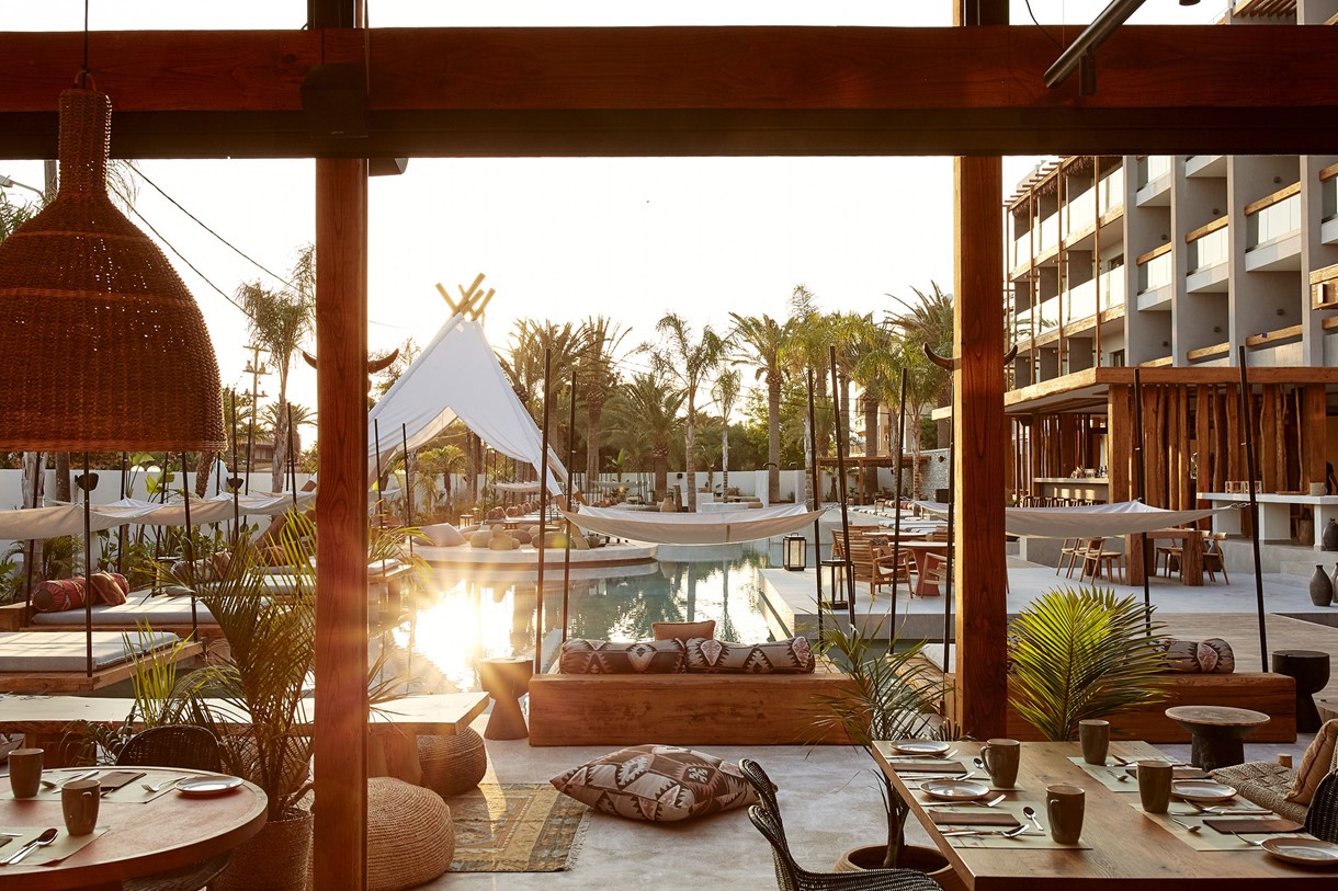 Minimalistische accommodatie the syntopia rethymnon Kreta Griekenland