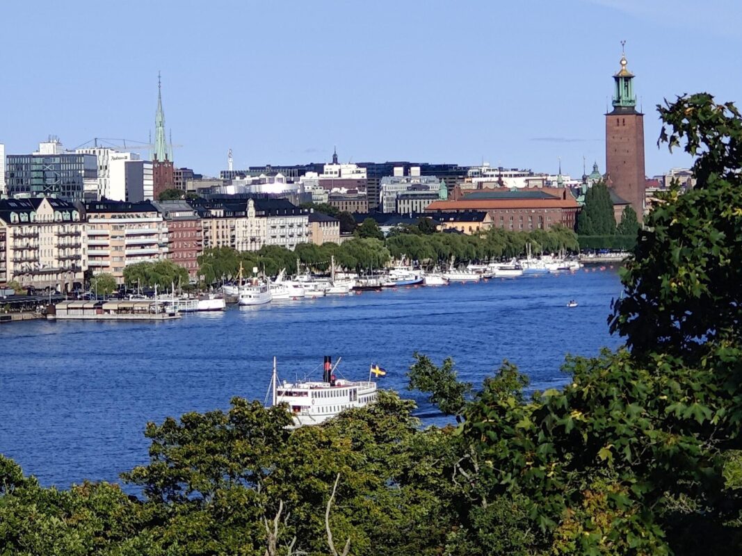 uitzicht over de stad stockholm