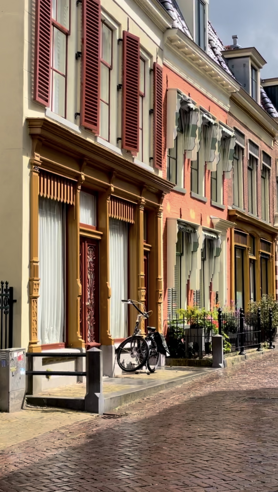 Huizen aan de Grote Kerkstraat in Leeuwarden