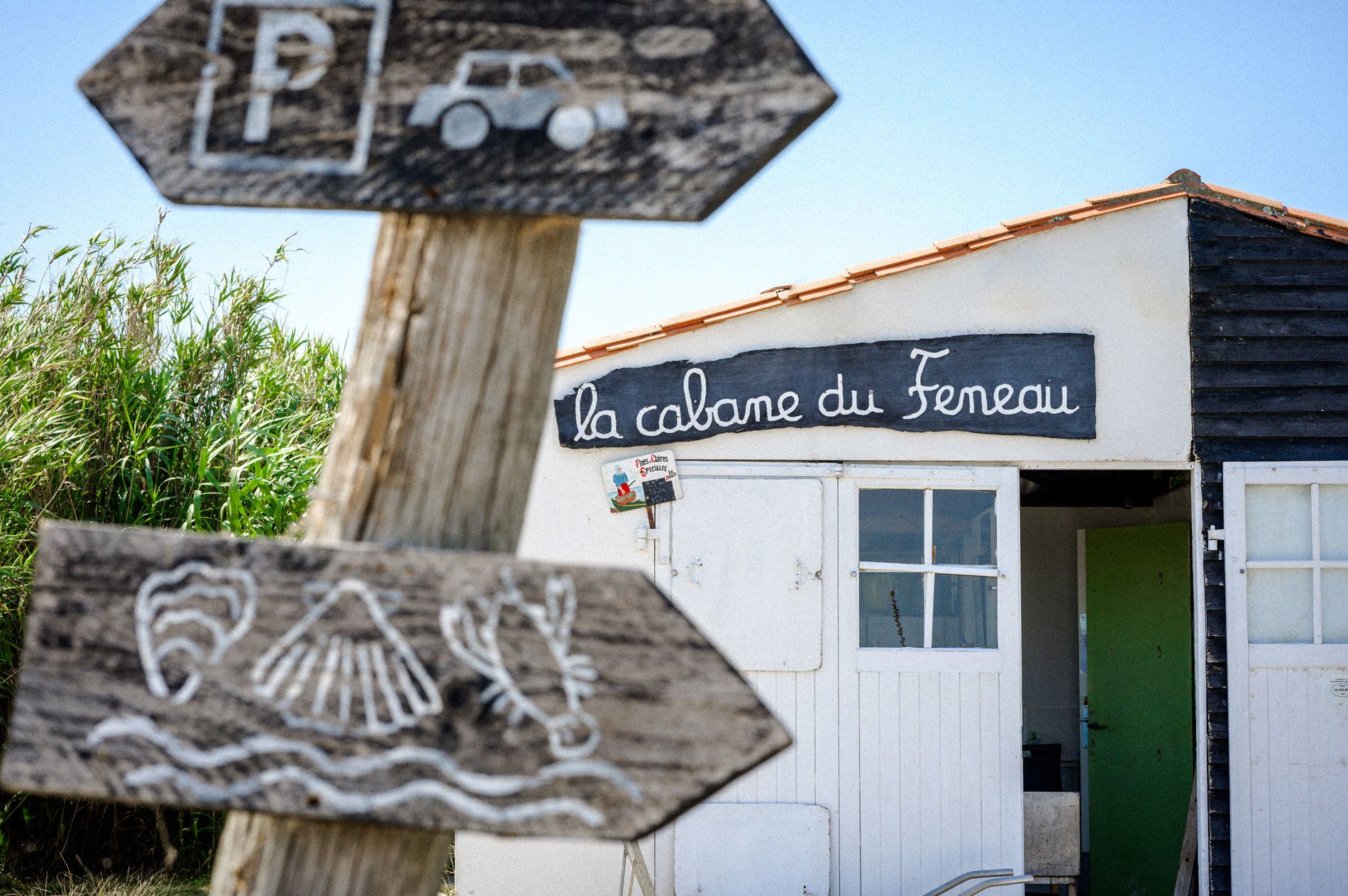 Facade Cabane oesterhut Ile de Re