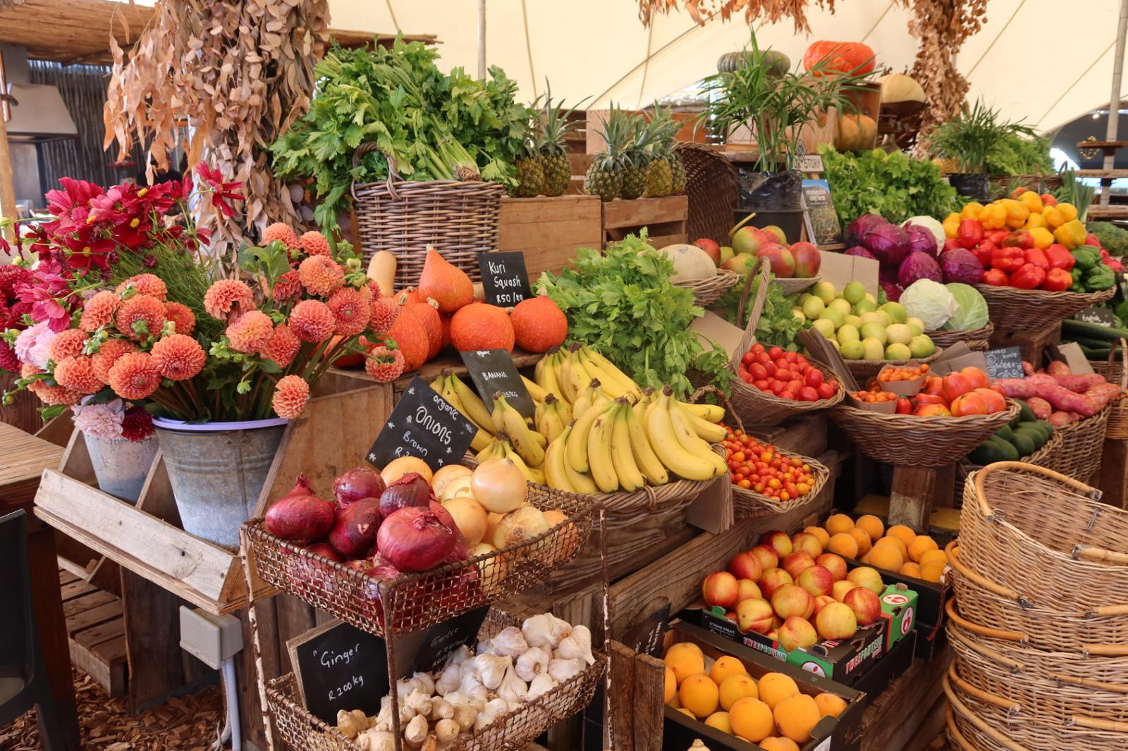 Groenten en fruit markt