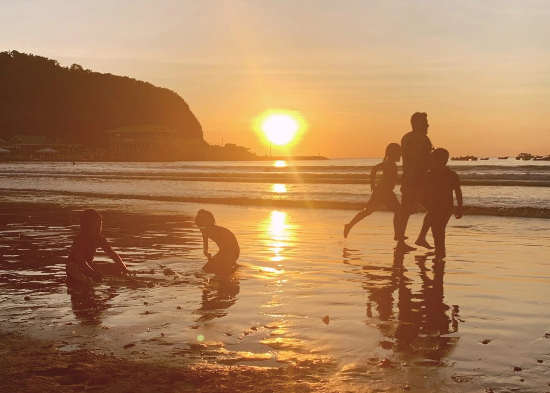 kin morrow familie vakantie